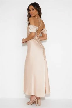 Lover Of Love Satin Maxi Dress Champagne 13 Lover Of Love Satin Maxi Dress Champagne -Hello Molly Shop 230623HM 0065 1689567080