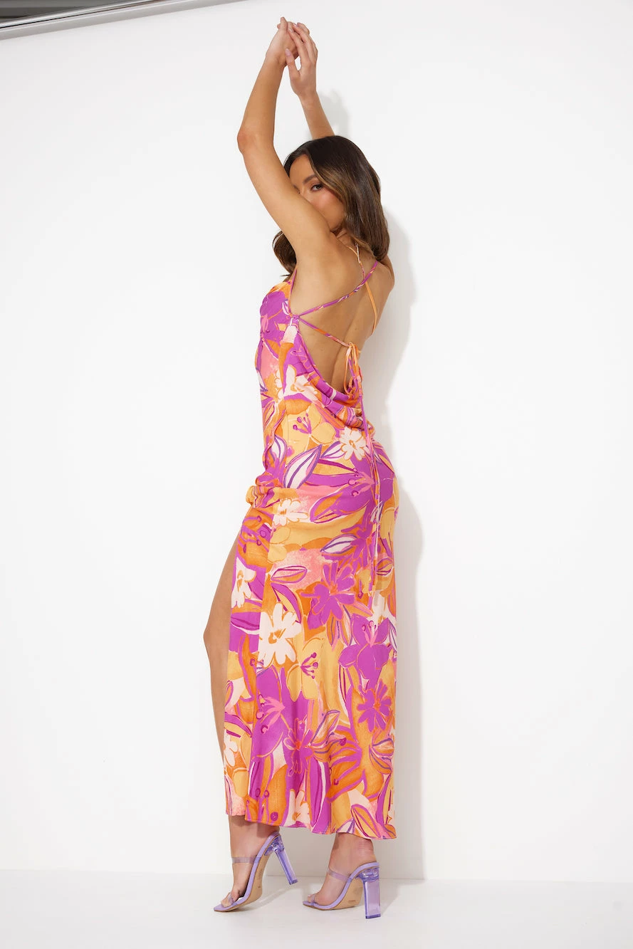 Love By Sea Maxi Dress Orange 7 Love By Sea Maxi Dress Orange - Image 5