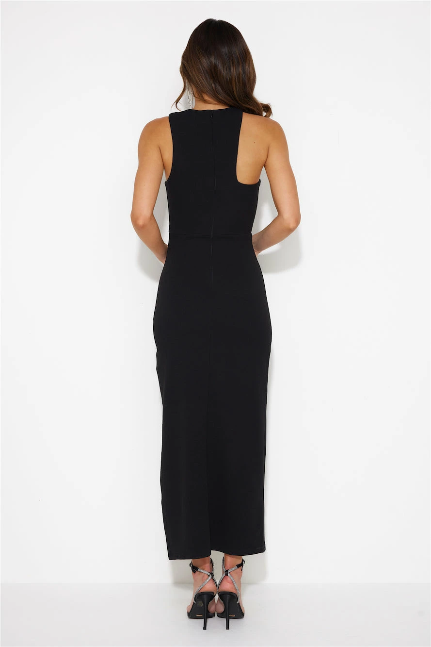 Girl In The Shadow Midi Dress Black 8 Girl In The Shadow Midi Dress Black - Image 6