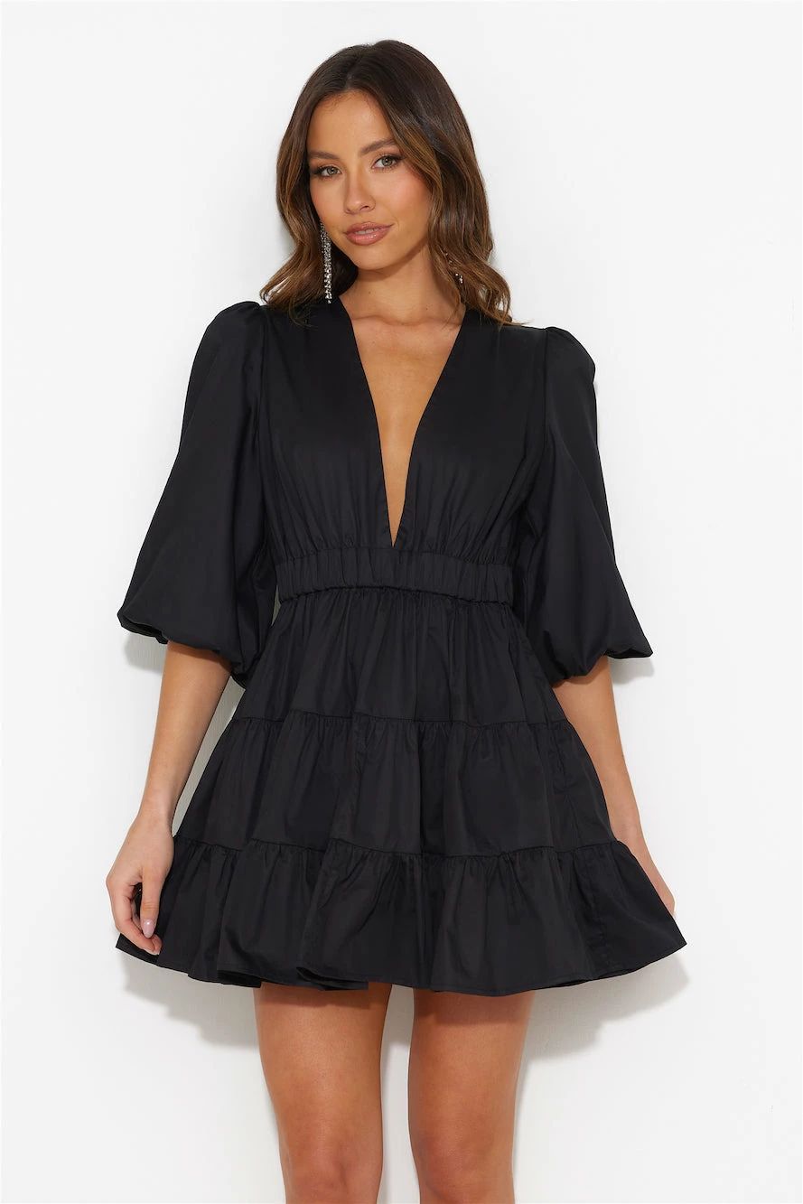 HELLO MOLLY Sweetest Treat Mini Dress Black 8 HELLO MOLLY Sweetest Treat Mini Dress Black - Image 6