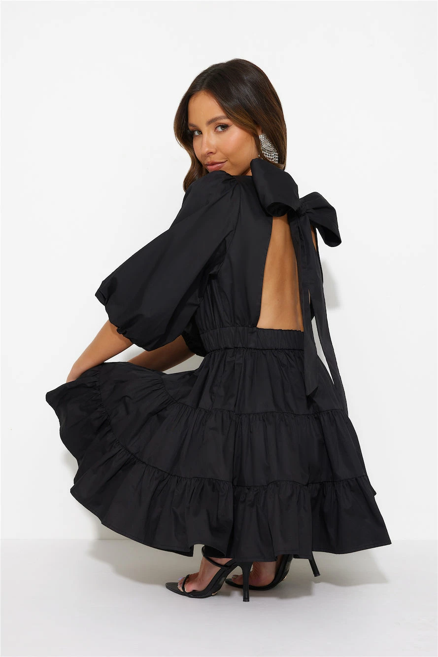 HELLO MOLLY Sweetest Treat Mini Dress Black 9 HELLO MOLLY Sweetest Treat Mini Dress Black - Image 7