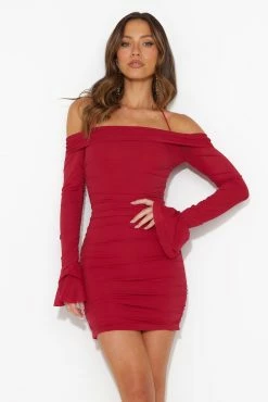 Enduring Legacy Mini Dress Red -Hello Molly Shop 230623HM 1557 1689318536