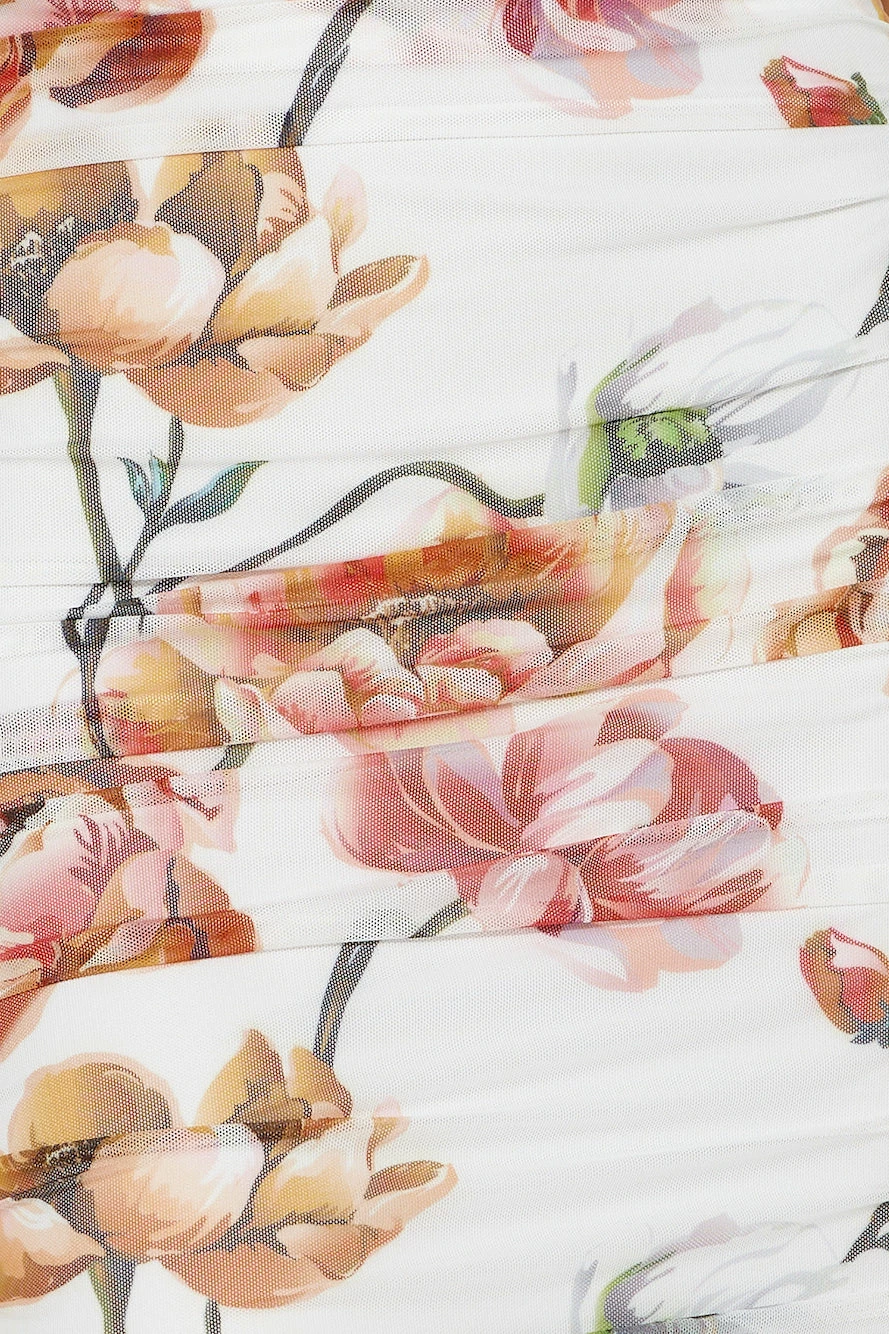 Spring Garden Mesh Maxi Dress White 8 Spring Garden Mesh Maxi Dress White - Image 6