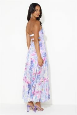 Seasonal Bloom Maxi Dress Purple -Hello Molly Shop 230713HM 0322 1691126193