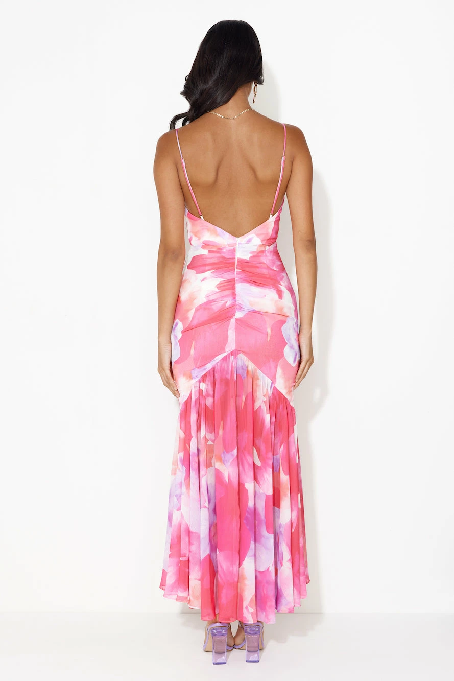 Gorgeous Event Maxi Dress Pink 6 Gorgeous Event Maxi Dress Pink - Image 4