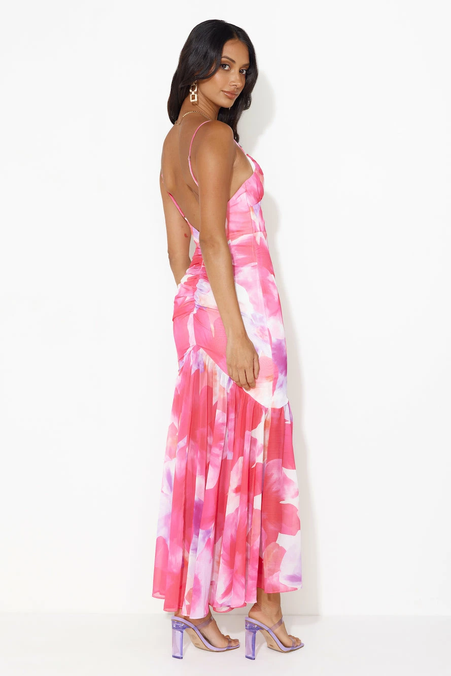 Gorgeous Event Maxi Dress Pink 5 Gorgeous Event Maxi Dress Pink - Image 3