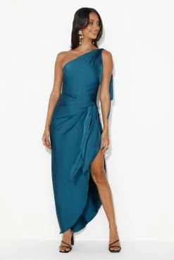 Make Her Move Satin Midi Dress Teal -Hello Molly Shop 230713HM 1399 1691540346 b977993a d735 4f1b b68e 7af901510575