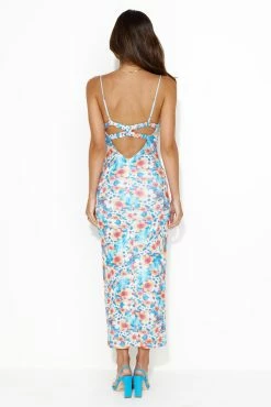 Expanding Ideas Mesh Maxi Dress Blue -Hello Molly Shop 230804HM 0190 1693535826