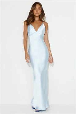 HELLO MOLLY Nights Under Stars Satin Maxi Dress Light Blue 25 HELLO MOLLY Nights Under Stars Satin Maxi Dress Light Blue -Hello Molly Shop 230804HM 0875 1692572618