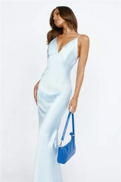 HELLO MOLLY Nights Under Stars Satin Maxi Dress Light Blue 22 HELLO MOLLY Nights Under Stars Satin Maxi Dress Light Blue -Hello Molly Shop 230804HM 0883 1692572619