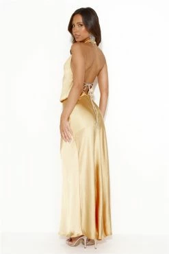 Parties Don't Stop Satin Maxi Dress Yellow 13 Parties Don't Stop Satin Maxi Dress Yellow -Hello Molly Shop 230804HM 1358 1693181622