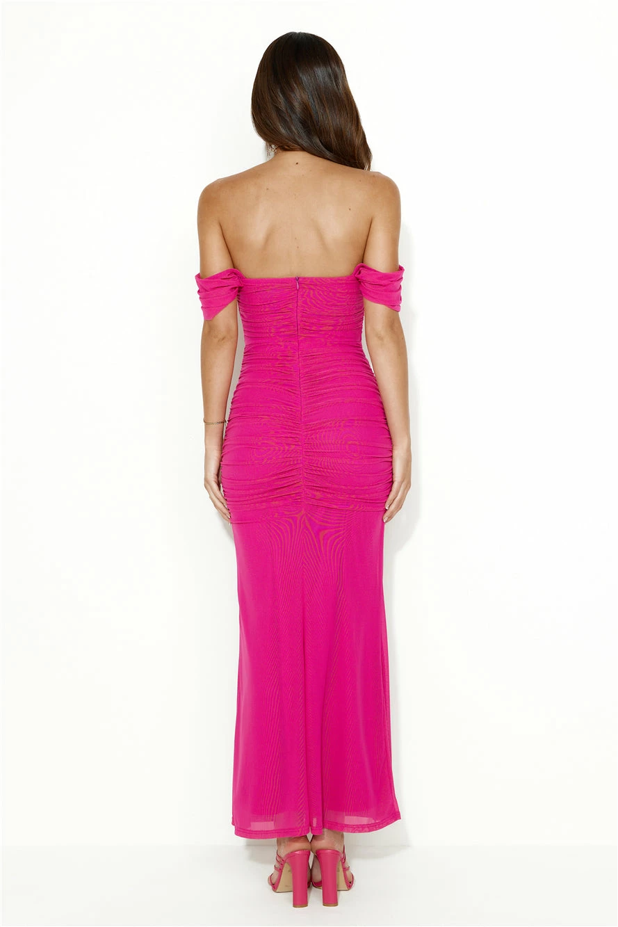 Your Brilliance Mesh Maxi Dress Pink 11 Your Brilliance Mesh Maxi Dress Pink - Image 9