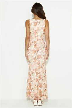 Paint Me Maxi Dress Orange -Hello Molly Shop 230818HM 0792 1694049980