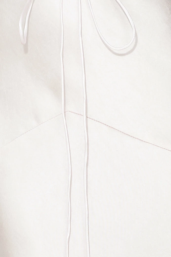 Designer 'Fit Cowl Neck Satin Maxi Dress Blush 9 Designer 'Fit Cowl Neck Satin Maxi Dress Blush - Image 7