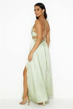 Capture Attention Satin Maxi Dress Sage -Hello Molly Shop 230901HM1697 1695347691 43743ac4 4912 4140 acd3 07338a048c84