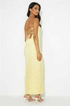 Sharp Style Strapless Plisse Maxi Dress Yellow -Hello Molly Shop 230901HM2037 1695347047 c90a8cc1 9c0f 4d1d 8283 300985b32782