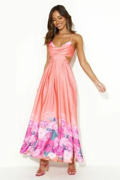 All For Fun Maxi Dress Pink