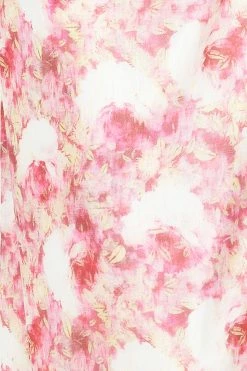 Sneak Up Mesh One Shoulder Maxi Dress Pink -Hello Molly Shop 230907HM 0594 1696824927