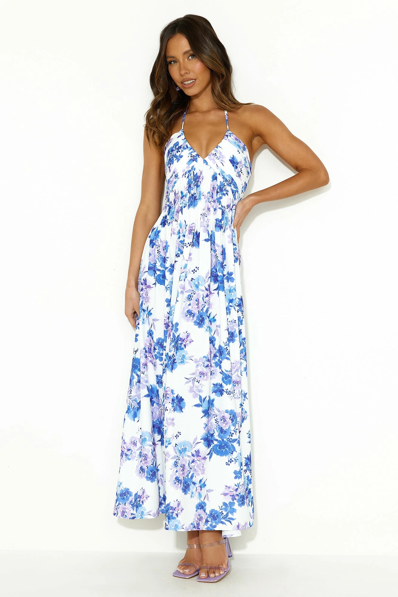 Luxe Escape Maxi Dress Blue 4 Luxe Escape Maxi Dress Blue - Image 2
