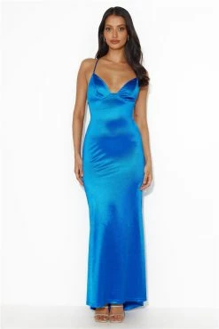Events Of Class Satin Maxi Dress Blue -Hello Molly Shop 230928HM 1405 1698301872