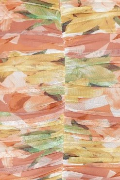 Style Perfection Mesh Maxi Dress Orange -Hello Molly Shop 231103HM 0348 1700545789