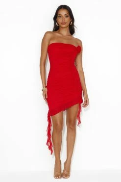 Tango Tease Strapless Mesh Mini Dress Red -Hello Molly Shop 231103HM 0432 1700430370 1fcb28c4 8b06 4ce0 a19d febe95323b2b