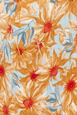 Ticket Anywhere One Shoulder Maxi Dress Orange -Hello Molly Shop 231103HM 0803 1700192924