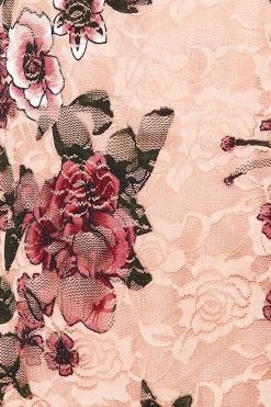 Brand New Vibe Lace Mini Dress Pink -Hello Molly Shop 231103HM 1010 1700543470