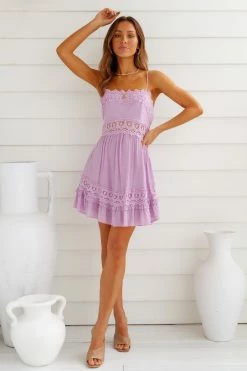 Shady Ladies Dress Lilac -Hello Molly Shop 29198b7e7860e457187d