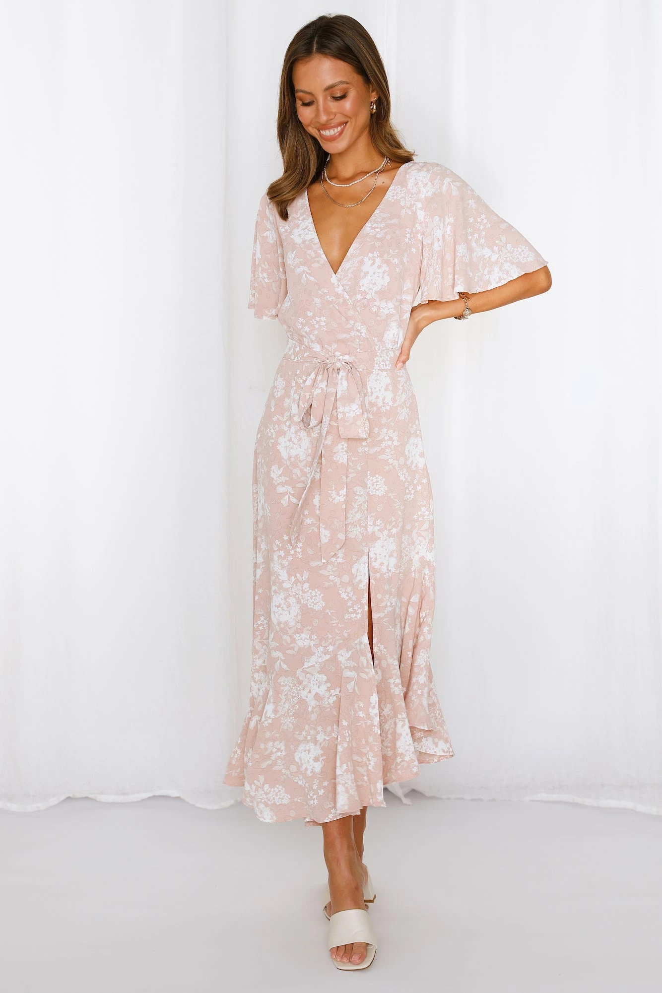 Airy Fairy Maxi Dress Pink 8 Airy Fairy Maxi Dress Pink - Image 6