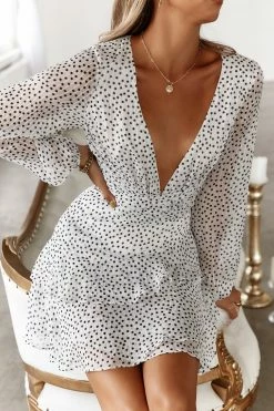 HELLO MOLLY Keep A Look Out Dress White 15 HELLO MOLLY Keep A Look Out Dress White -Hello Molly Shop 3e74867fd3bad48ce063