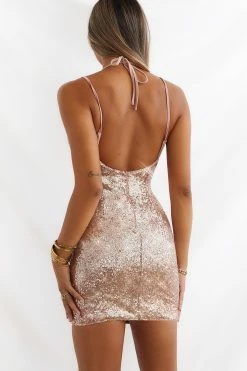 HELLO MOLLY Glitter Gypsy Dress Bronze -Hello Molly Shop 592a9644 2 d8eec74c 8f72 402b a487 edcc09bcc96e