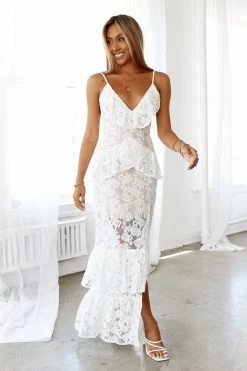 HELLO MOLLY Whirlwind Romance Maxi Dress White -Hello Molly Shop 61b3c1b137f55b09b2f0