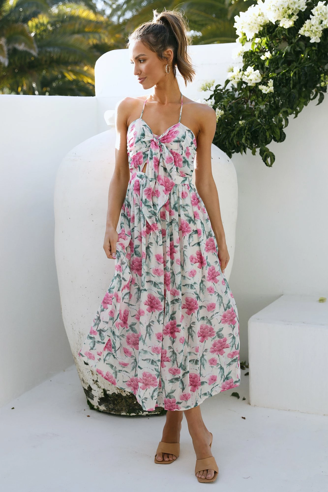 Feel The Tune Maxi Dress Beige 5 Feel The Tune Maxi Dress Beige - Image 3