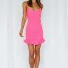 Feel Like Day Drinking Dress Hot Pink -Hello Molly Shop A03I3608 1627956381