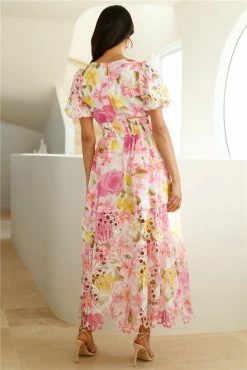 Dancing In The Wilderness Maxi Dress Pink -Hello Molly Shop A03I5060 1697089899 931618bf fc18 4e18 a2e5 c93d15459566
