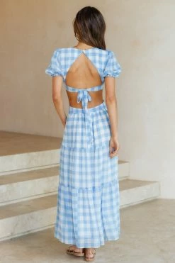 Gingham Fantasy Maxi Dress Blue 17 Gingham Fantasy Maxi Dress Blue -Hello Molly Shop A03I6510 1634511083 73feda66 51ee 49b7 8ed1 c7218de3c23b