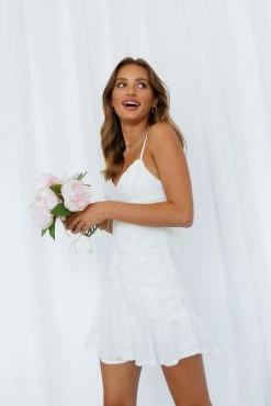 Ivory Lights Dress White 15 Ivory Lights Dress White -Hello Molly Shop A03I6898 1634796915