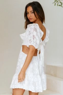 Good Times Only Dress White -Hello Molly Shop A03I9535 1653631541