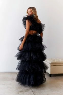 HELLO MOLLY Drinks On The House Tulle Top Black -Hello Molly Shop A23I0262 1680064959 ba61f5b0 7065 4b19 b0d6 c1e262c4edf9