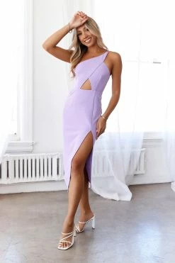 HELLO MOLLY The World Is Yours Midi Dress Lilac -Hello Molly Shop A23I1255 1648090654