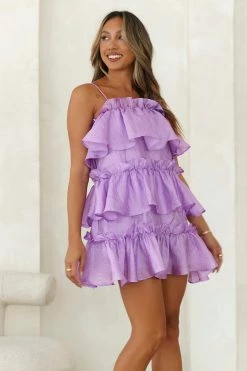HELLO MOLLY Champagne Towers Mini Dress Violet -Hello Molly Shop A23I2697 1687159844 8cd03fd2 31f7 41f0 b39f 67072d4dd7c5