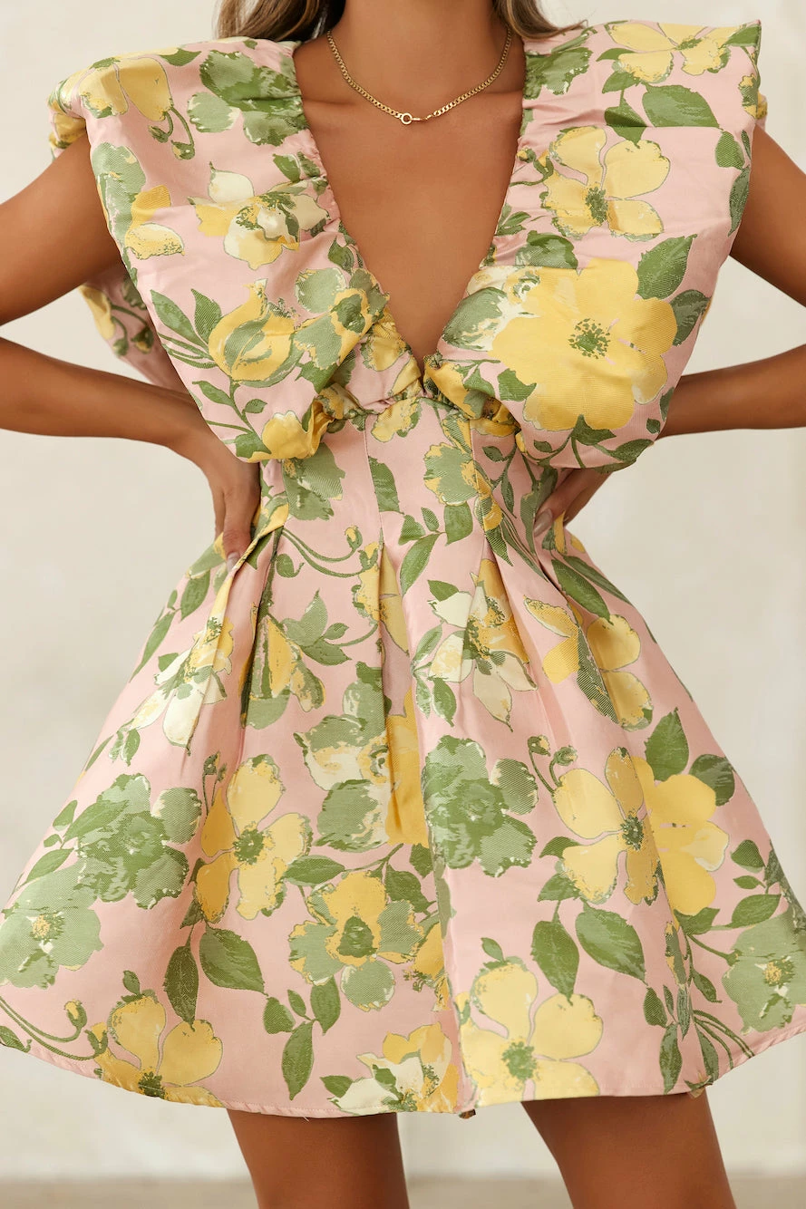 It's Giving Class Mini Dress Pink 12 It's Giving Class Mini Dress Pink - Image 10