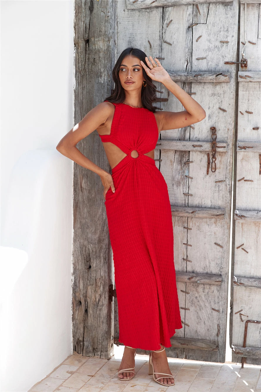 Got A Callback Maxi Dress Red 5 Got A Callback Maxi Dress Red - Image 3