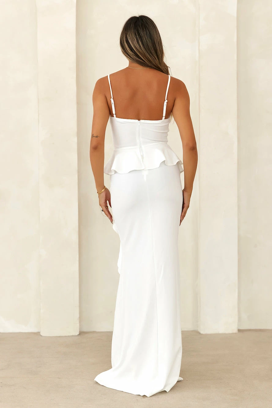 Welcome Queens Maxi Dress Ivory 7 Welcome Queens Maxi Dress Ivory - Image 5