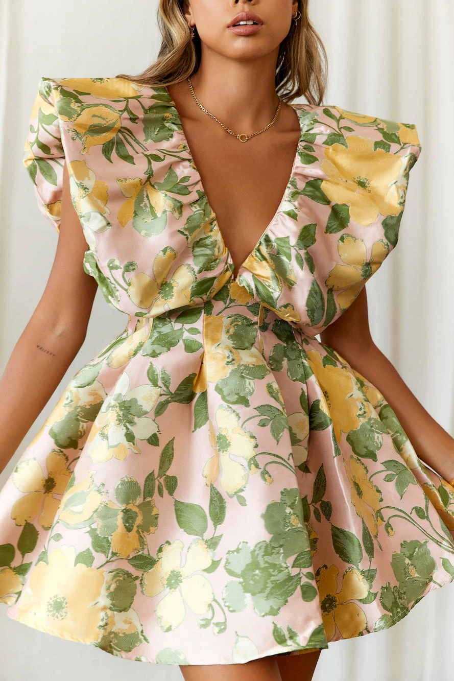 It's Giving Class Mini Dress Pink 5 It's Giving Class Mini Dress Pink - Image 3