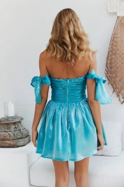 Lover To You Mini Dress Blue -Hello Molly Shop A23I6152 1675207364