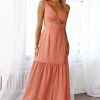 HELLO MOLLY Sunset Loving Maxi Dress Rust -Hello Molly Shop A23I6274 1638745662