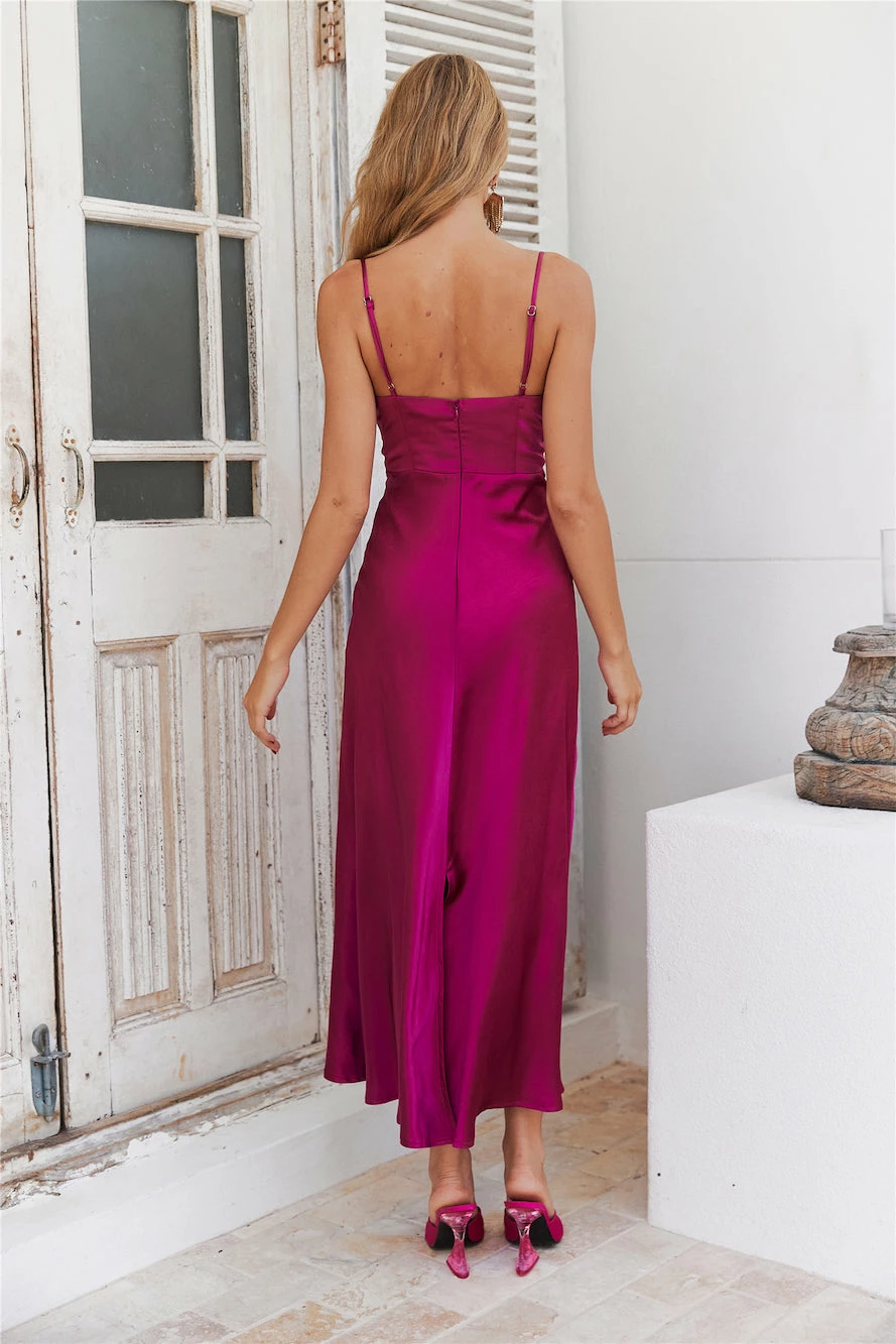 Lovely Escape Maxi Dress Fuchsia 6 Lovely Escape Maxi Dress Fuchsia - Image 5