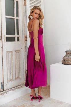 Lovely Escape Maxi Dress Fuchsia 9 Lovely Escape Maxi Dress Fuchsia -Hello Molly Shop A23I6803 1675208719
